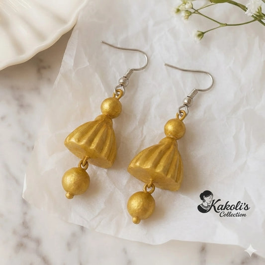 Royal Glow Terracotta Necklace & Jhumka Set