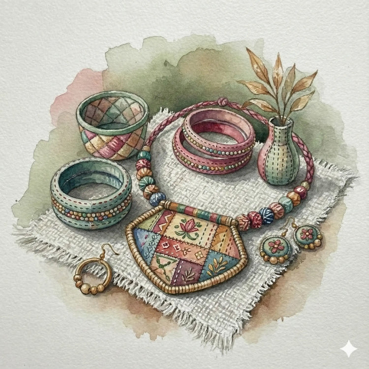 Fabric and Handmade Jewellery