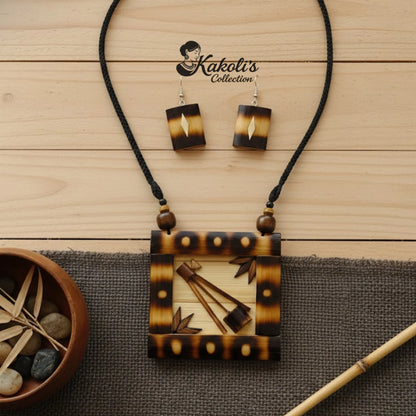 Ektara Melody Bamboo Jewellery Set