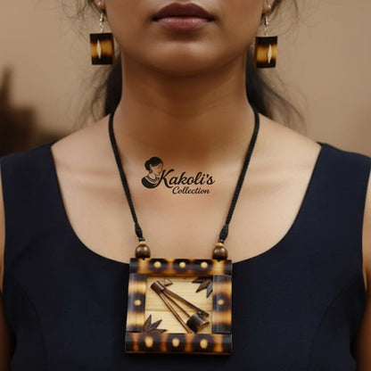 Ektara Melody Bamboo Jewellery Set