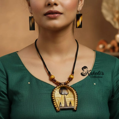 Kulo Harvest Bamboo Jewellery Set