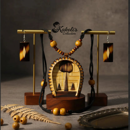 Kulo Harvest Bamboo Jewellery Set