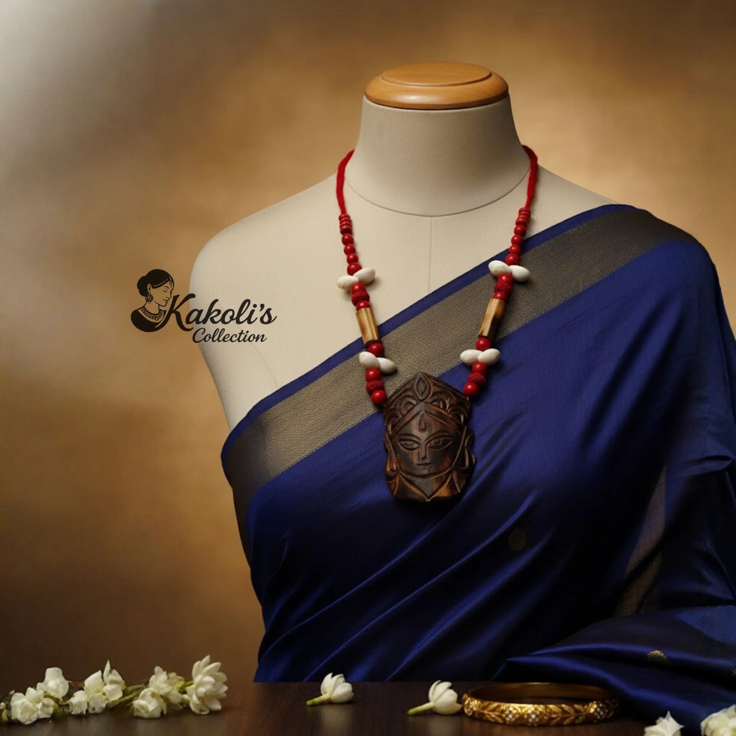 Durga Vanadevi Bamboo Necklace Set
