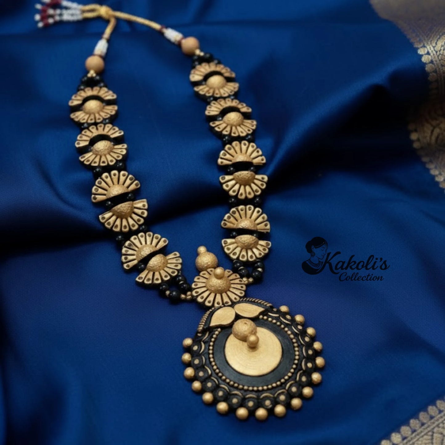 Royal Glow Terracotta Necklace & Jhumka Set