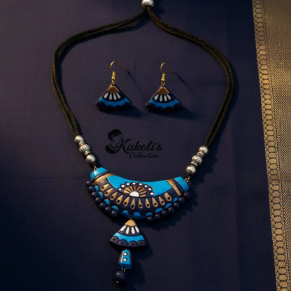 Cafe Cascade Terracotta Necklace & Earrings Set