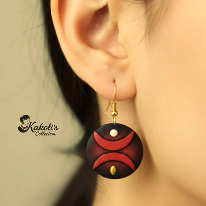 Chediraj Harmony Terracotta Necklace & Earrings Set