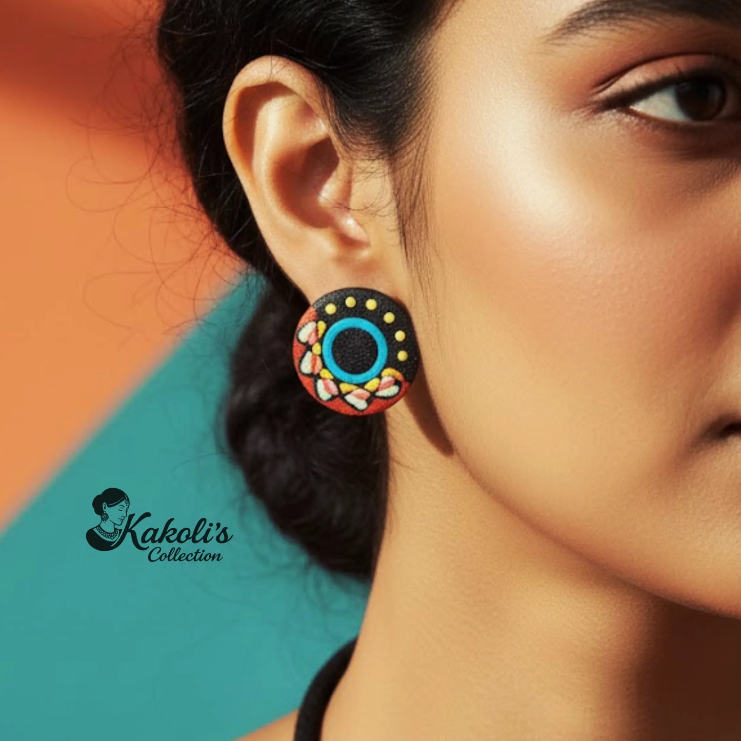 Boho Bloom Tassel Terracotta Necklace & Earrings Set